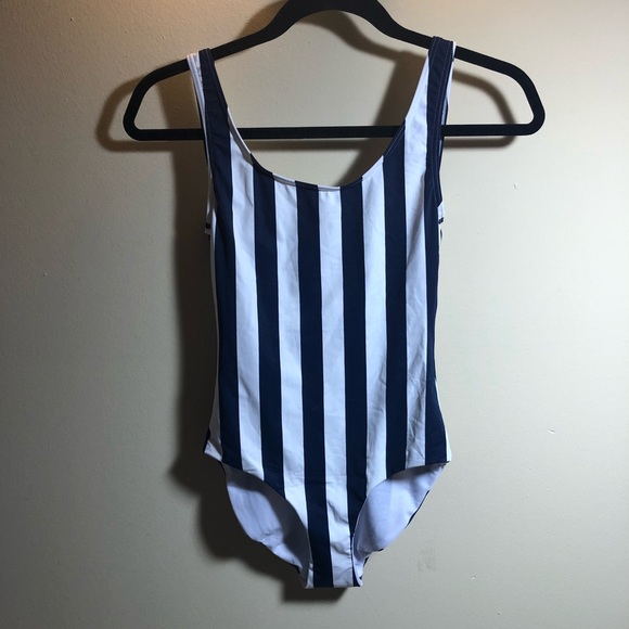 Striped swimsuit one piece SOLD - Picture 6 of 7